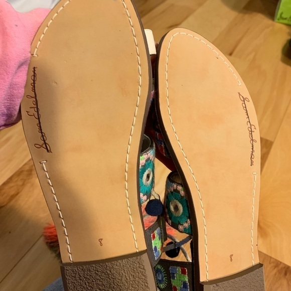 Sam Edelman boho tasseled Gretchen Sandals 8 - Picture 4 of 4